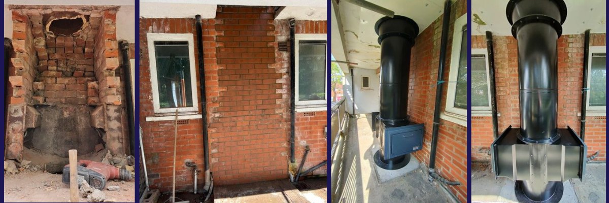 Rochdale Boroughwide Housing replacement bin chute